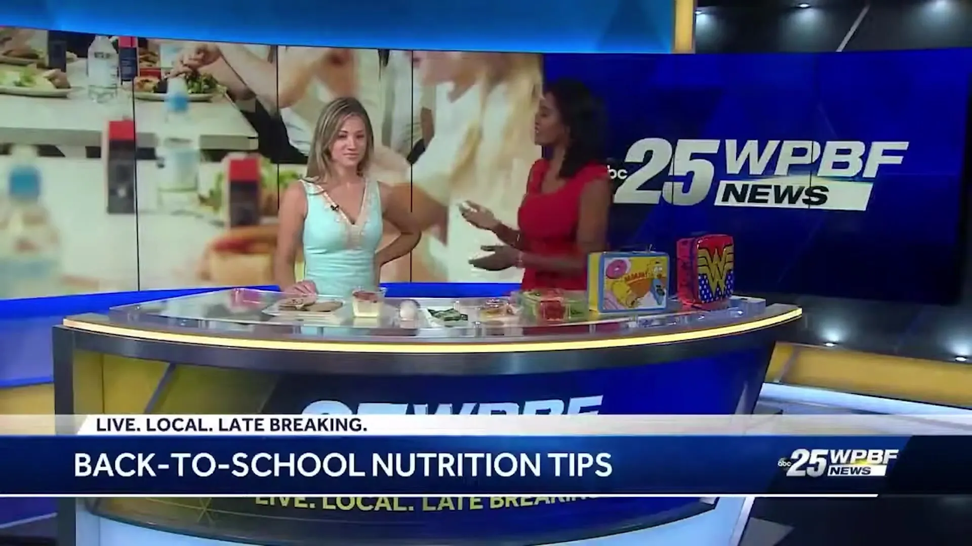 Maryann on the WPBF 25 News set